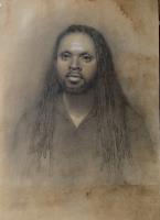 Portrait of a Man with Dreadlocks 